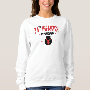 Sweatshirt 34e division d'infanterie - US Military Women