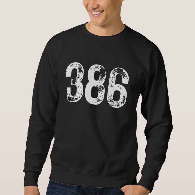 Sweatshirt 386 Area Code Palm Coast FL Mobile Telephone Area  (Devant)