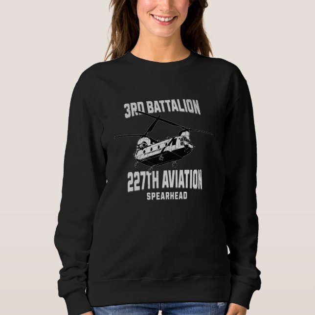 Sweatshirt 3e Bataillon 227e Hélicoptère d'aviation Militaire (Devant)