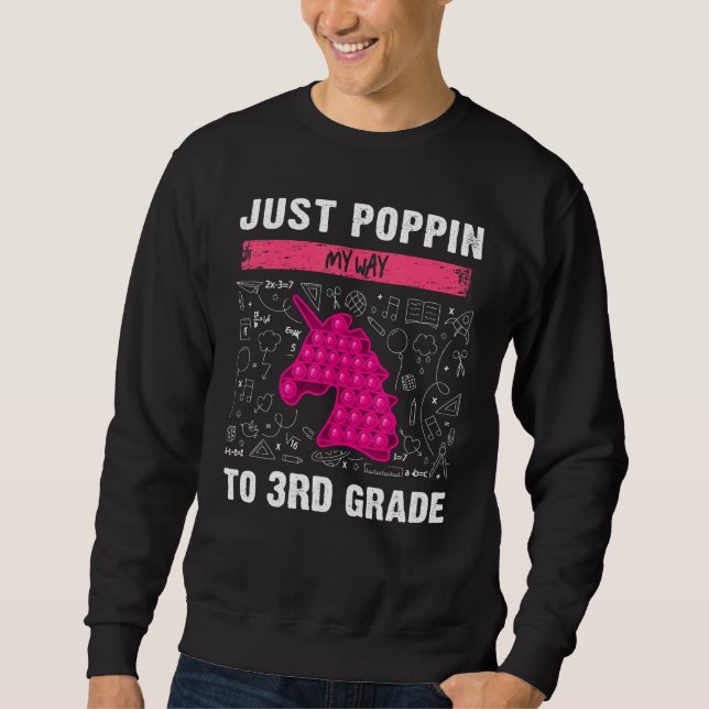 Sweatshirt 3rd Grade Back To School  Pop It  Fidget Toy  Unic (Devant)