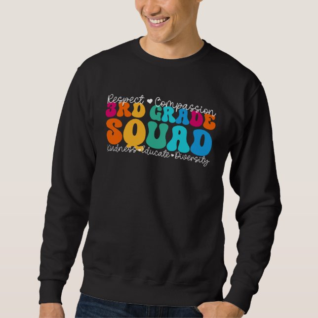 Sweatshirt 3rd Grade Squad Appreciation Week Back to School (Devant)