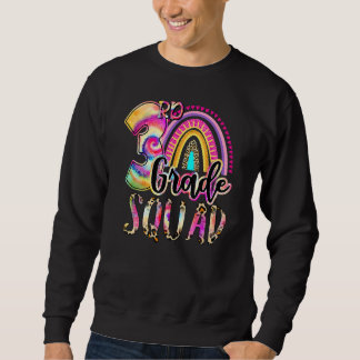 Sweatshirt 3rd Grade Squad Tie Dye Back To School Teacher Stu