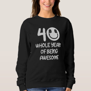 Sweatshirt 40 Années Entières D'Être Impressionnant Dj Musiqu