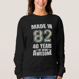 Sweatshirt 40 ans d'être génial 40e anniversaire Hommes Femme