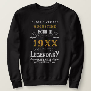 Sweatshirt 40e anniversaire personnalisé