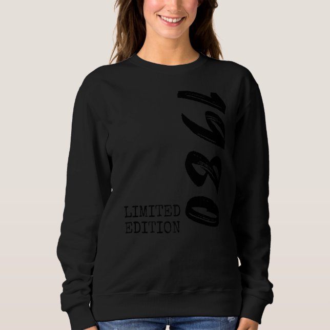 Sweatshirt 42e anniversaire Dames Mens 42 ans 1980 (Devant)
