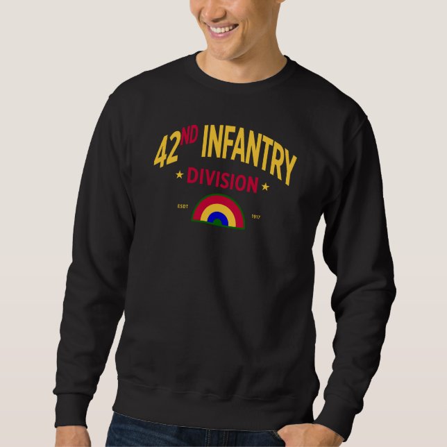 Sweatshirt 42e division d'infanterie "Arc-en-ciel" (Devant)