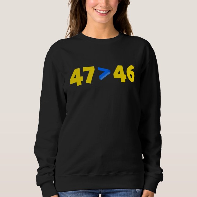 Sweatshirt 47 chromosomes sont une plus grande sensibilisatio (Devant)