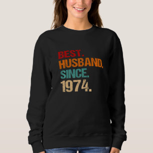 Sweatshirt 48e anniversaire de mariage Meilleur mari depuis 1