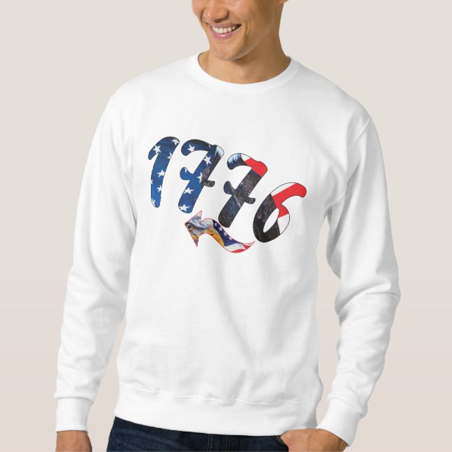 Sweatshirt 4 juillet - 1776 (Devant)