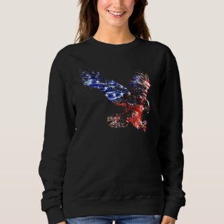 Sweatshirt 4 juillet - Aigle Pour Hommes Femmes Enfants
