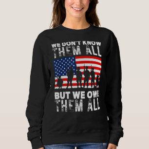 Sweatshirt 4 juillet États-Unis, nous ne les connaissons pas