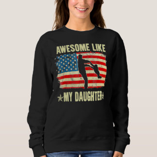 Sweatshirt 4 juillet Fantastique Comme Ma Fille Vintage Faune