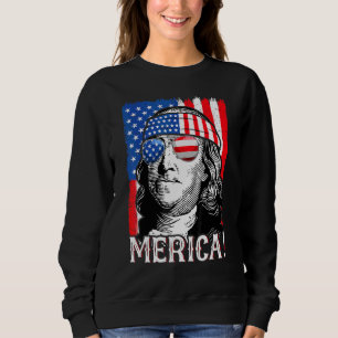 Sweatshirt 4 Juillet Femmes Ben Franklin