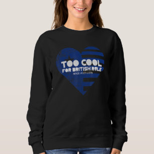 Sweatshirt 4 juillet Trop Cool pour le Patriote du drapeau de