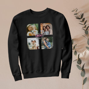 Sweatshirt 4 Photo Collage Famille Mémoire Fête des mères