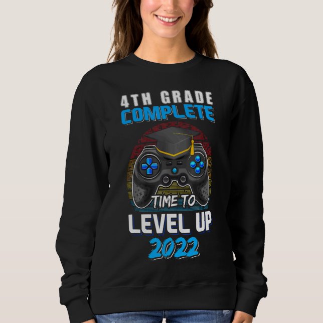 Sweatshirt 4e année Complète 2022 Video Game Graduation Boy (Devant)