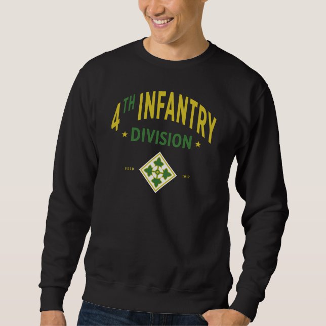 Sweatshirt 4e division d'infanterie - armée américaine (Devant)