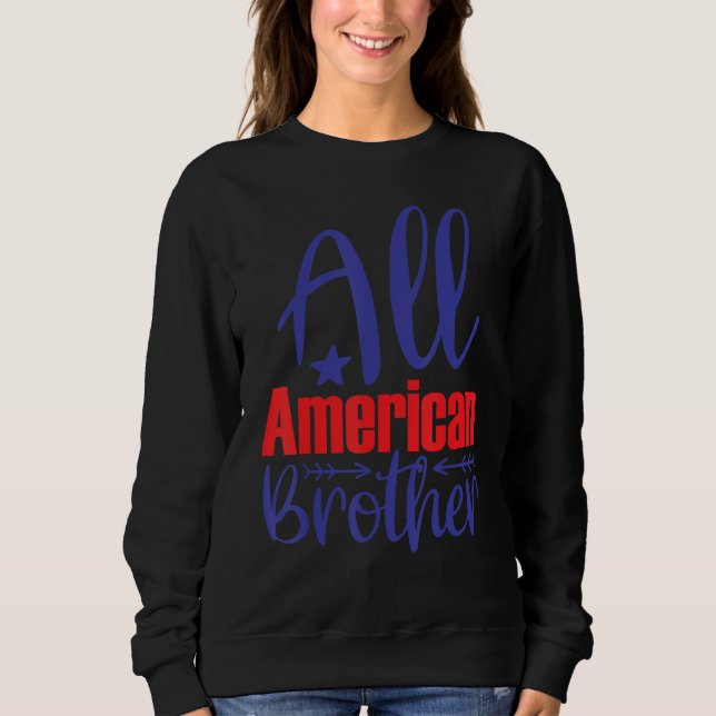 Sweatshirt 4th july apparel USA american flag 4th of july for (Devant)