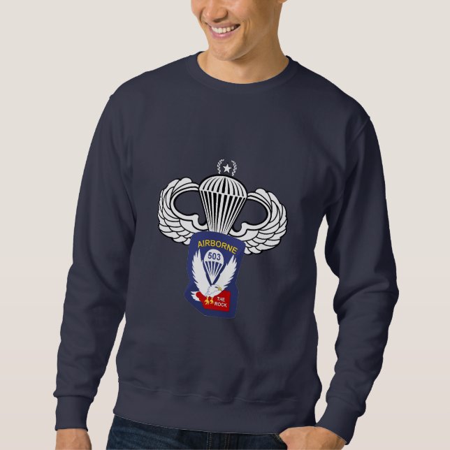 Sweatshirt 503e Airborne - The Rock (Devant)