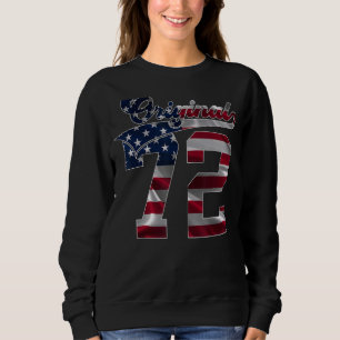 Sweatshirt 50 ans Original 1972 College Usa 50e anniversaire