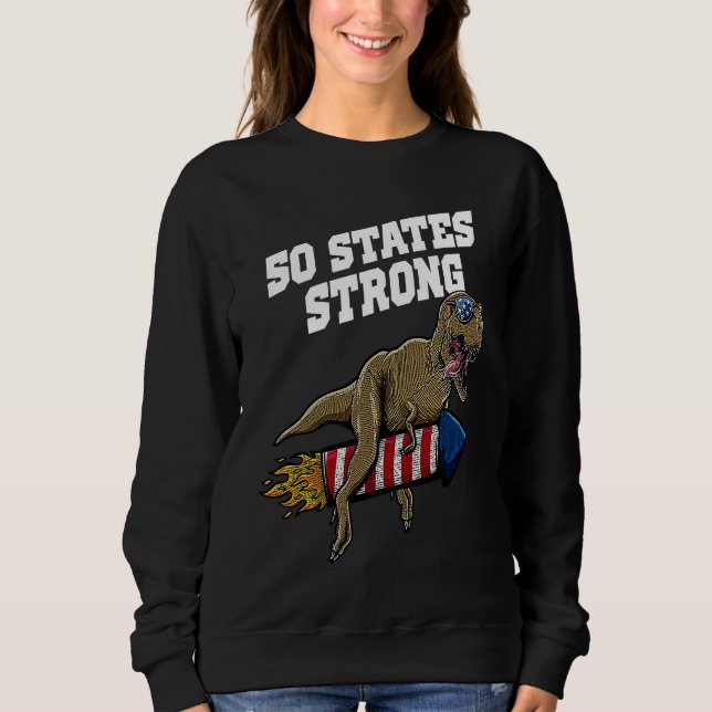 Sweatshirt 50 States Strong Patriotic American Patriotism USA (Devant)