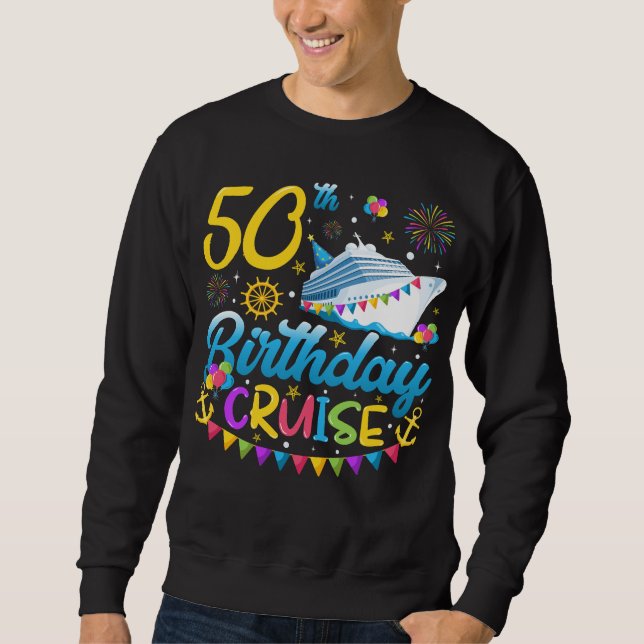 Sweatshirt 50e anniversaire Croisière B-Day Hommes (Devant)