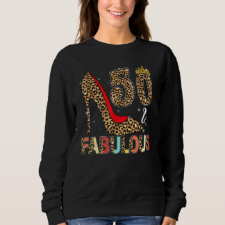 Sweatshirt 50e anniversaire Reine 50 & Fabuleux Né 1972 Boho