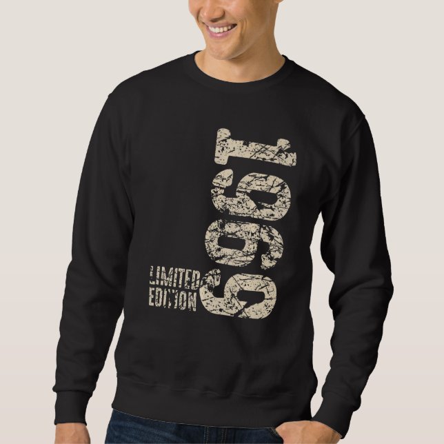 Sweatshirt 53e anniversaire Dames Mens 53 ans 1969 4 (Devant)