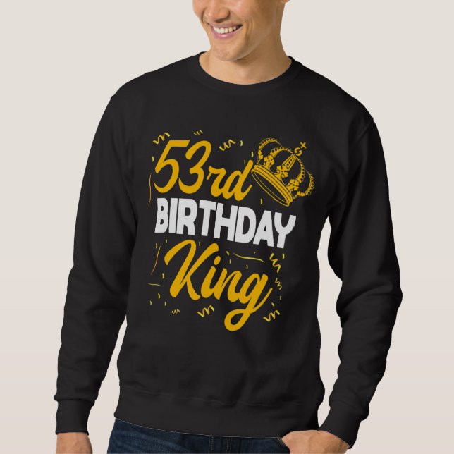 Sweatshirt 53e anniversaire Fête de l'Anniversaire de la Cour (Devant)