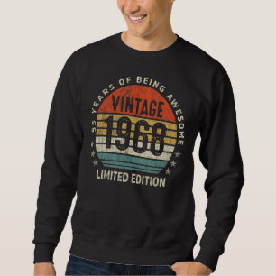 Sweatshirt 55 ans Vintage 1968 Limited Edition 55e Bir