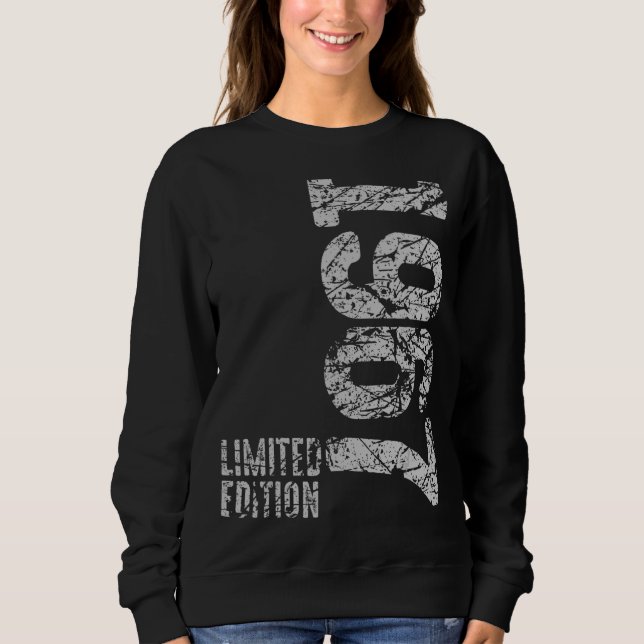 Sweatshirt 55e anniversaire Dames Hommes 55 ans 1967 (Devant)