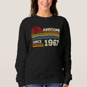Sweatshirt 55e anniversaire stupéfiant depuis 1967 55 ans Bir