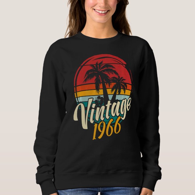 Sweatshirt 56e anniversaire Vintage 1966 (Devant)