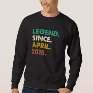 Sweatshirt 5 Ans Légende depuis avril 2018 5e anniversaire