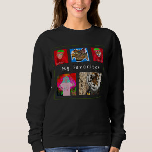 Sweatshirt 5 Modèles photo : "Mes Favoris" Utilisez Vos Photo