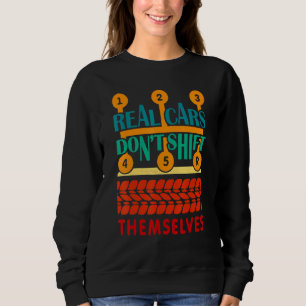 Sweatshirt 5 Voitures Réelles De Vitesse Ne Se Déplacer