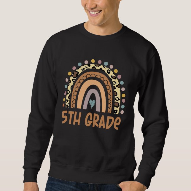 Sweatshirt 5e année Escouade arc-en-ciel filles garçons ensei (Devant)