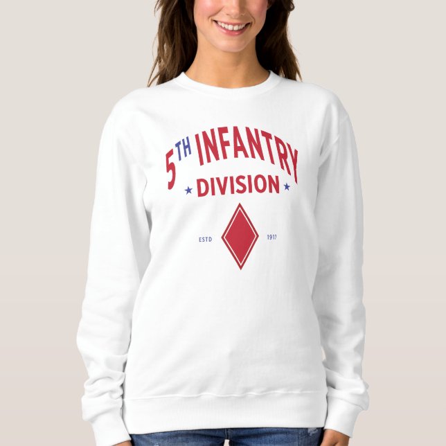 Sweatshirt 5e division d'infanterie - Militaire américain (Devant)