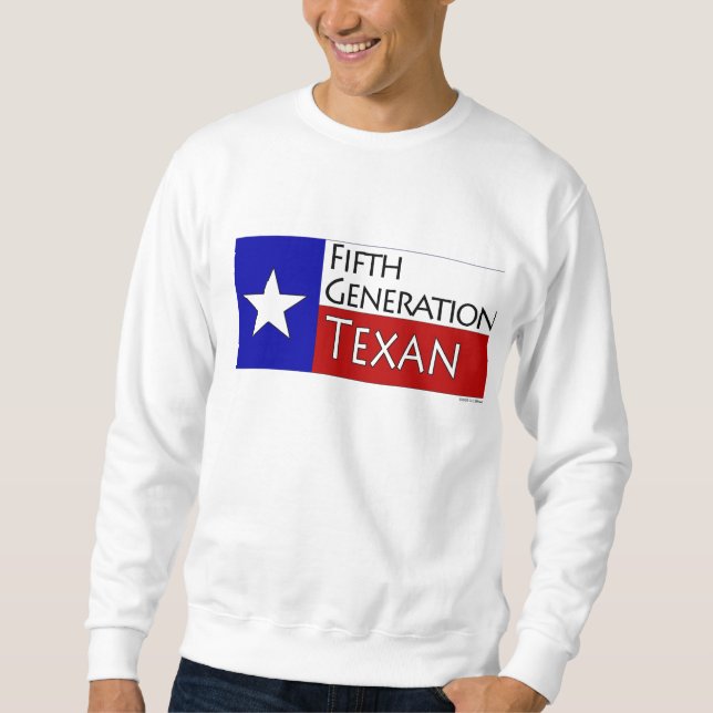 Sweatshirt 5ème Texan de génération (Devant)