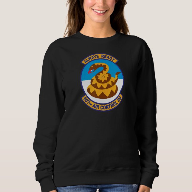 Sweatshirt 607e Escadron de contrôle aérien (Devant)