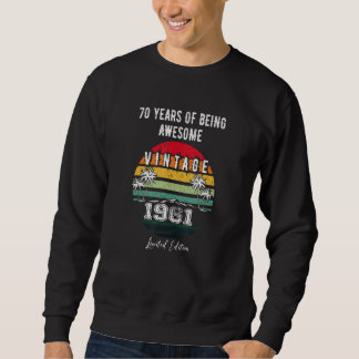 Sweatshirt 61 Ans D'Être Vintage 1961
