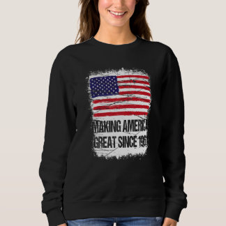Sweatshirt 61e anniversaire de la grandeur de l'Amérique depu