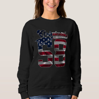 Sweatshirt 64 ans Original 1958 College Usa 64e anniversaire