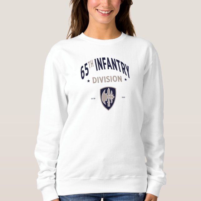 Sweatshirt 65e division d'infanterie - US Military Women (Devant)