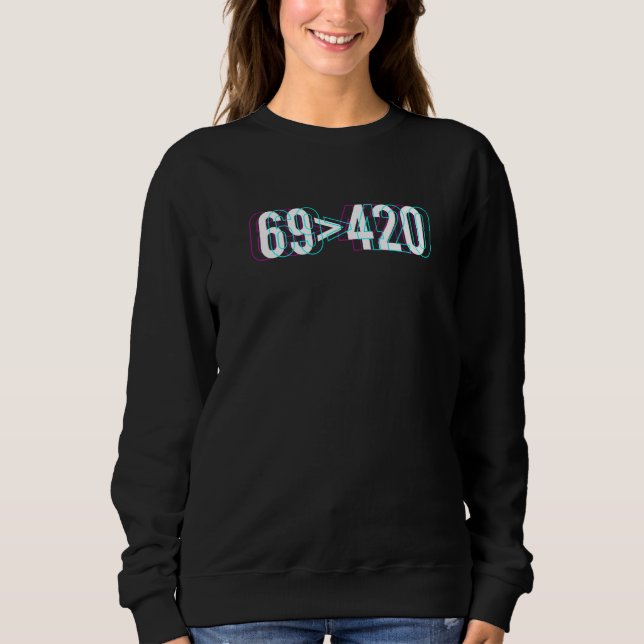 Sweatshirt 69420 Numéro d'initié du programmeur (Devant)