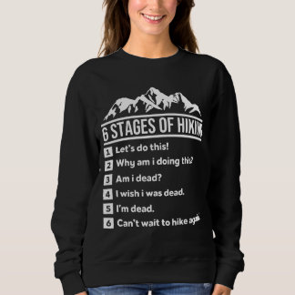 Sweatshirt 6 étapes de la randonnée