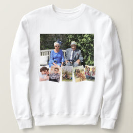 Sweatshirt 6 Photo Famille Collage Personnalisé