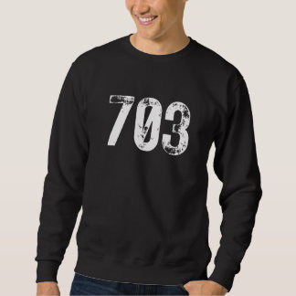 Sweatshirt 703 Area Code Arlington VA Mobile Telephone Area C