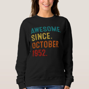Sweatshirt 70 Ans 70ème Anniversaires Hommes stupéfaits depui